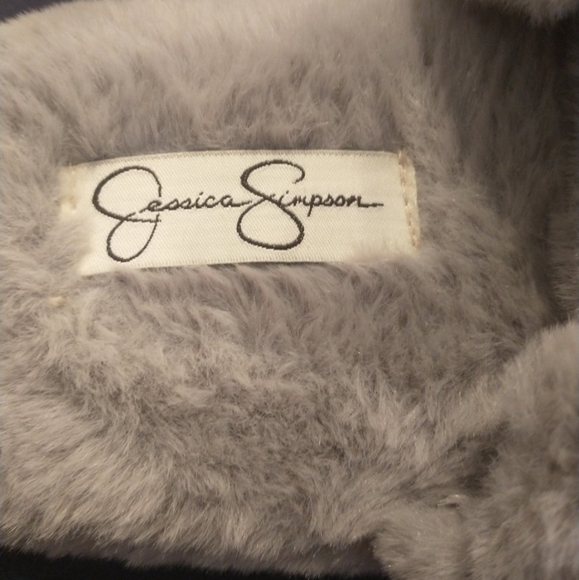 Jessica Simpson open toe slippers, size XL 9-10, NWOT - Picture 2 of 4